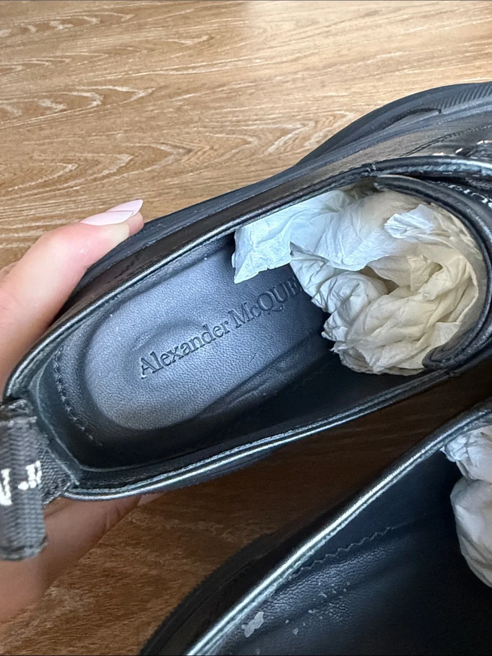 Alexander McQueen Tread Slick Lace Up Sneakers